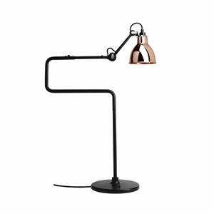 Lampe Gras N317 Table Lamp Mat Black & Copper