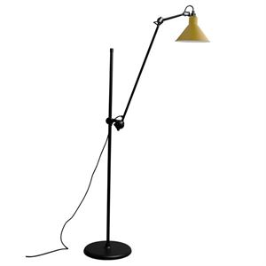 Lampe Gras N215 Floor Lamp Mat Black & Mat Yellow