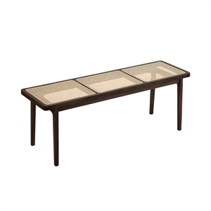 NORR11 Le Roi Bench Dark Smoked Oak