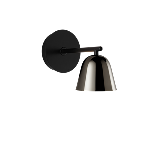 Parachilna Lighto A Wall Lamp Matt Black/ Black Chrome