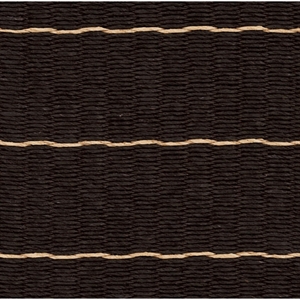 Woodnotes Line Carpet 140x200 Paper Yarn/ Black Natural