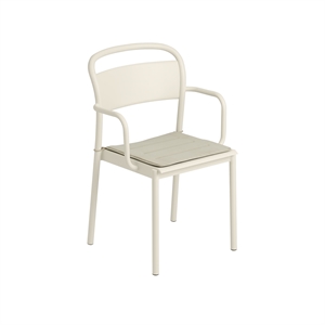 Muuto Linear Steel Dining Chair Cushion Gray