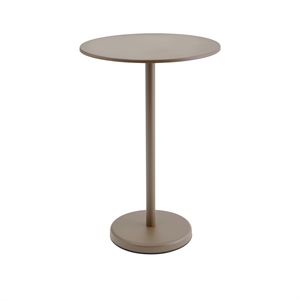 Muuto Linear Steel Café Garden Table 70x105 Taupe