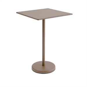 Muuto Linear Steel Café Garden Table 105x70 cm Taupe