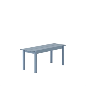 Muuto Linear Steel Bench 110 X 34 cm Pale Blue