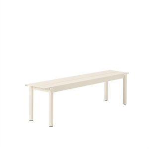 Muuto Linear Steel Bench Off-white 170 X 34 cm