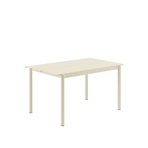 Muuto Linear Steel Table Off-white 140 X 75 cm