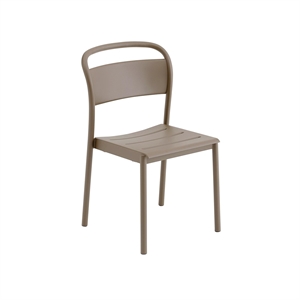 Muuto Linear Steel Dining Chair Taupe