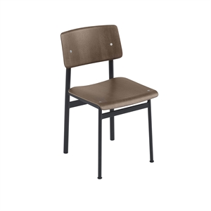 Muuto Loft Dining Chair Dark Brown/ Black