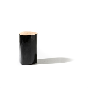 Gervasoni Log M Side Table Black Lacquered