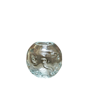 Louise Roe SR Vintage Glass Vase Clear