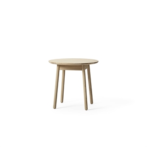 +Halle Nest Dining Table Ø65xH61 White Pigmented Oak