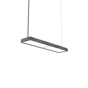 Louis Poulsen LP Slim Pendant Single 3000K & Dali Dark Raw Aluminum