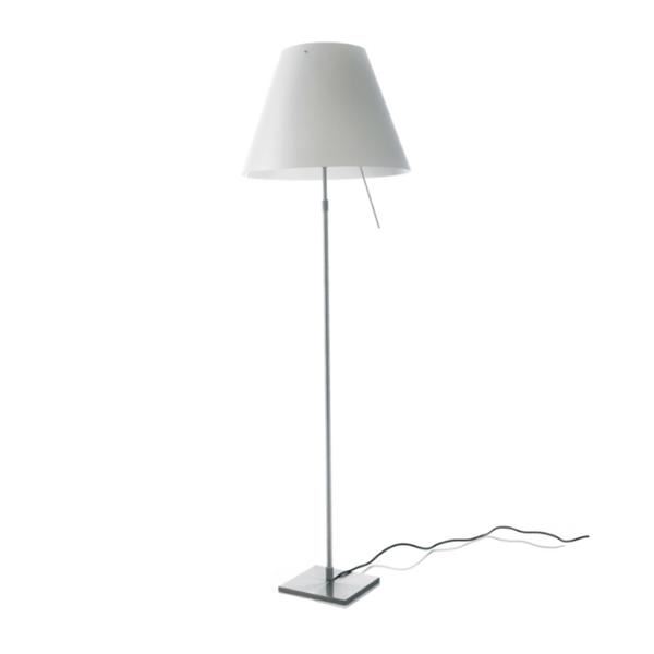 Luceplan Costanza Floor Lamp W Dimmer, Workstead Shaded Floor Lamp