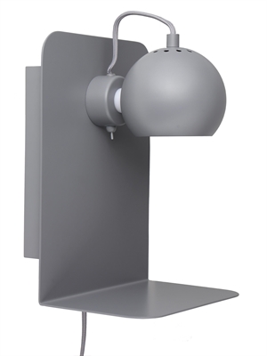 Frandsen Ball Wall Lamp with USB Matt Light Gray