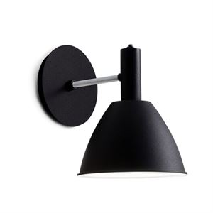 lumini Bauhaus 90 Wall Lamp Black