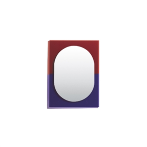 Petite Friture Wander Mirror 67x90 Purple/ Brown Red