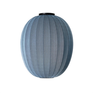 Made By Hand Knit-Wit High/Oval Ceiling Light Ø65 Blue Stone