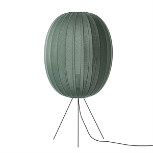 Made By Hand Knit-Wit High Oval Floor Lamp Medium Ø65 Tweed Green