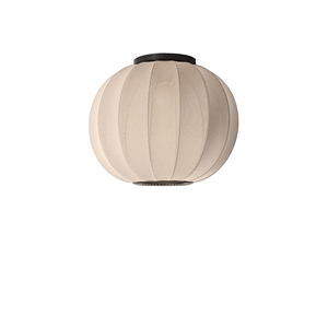 Made By Hand Knit-Wit Round Ceiling Light Ø45 Sand Stone