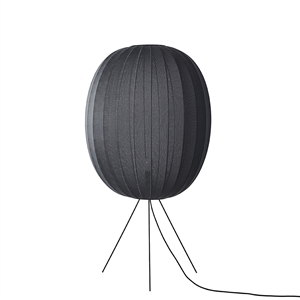 Made By Hand Knit-Wit High/Oval Floor Lamp Ø65 Black