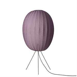 Made By Hand Knit-Wit High/Oval Floor Floor Lamp Ø65 Burgundy