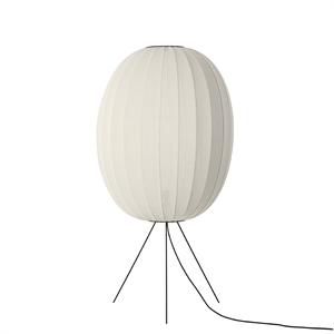 Made By Hand Knit-Wit High/Oval Floor Lamp Ø65 Pearl White