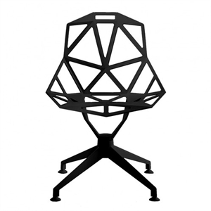 Magis Chair One 4 Star Dining Chair Black