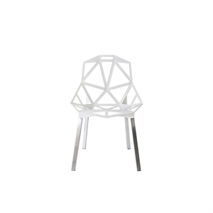 Magis Chair One 4 Legs Dining Chair Anodized/ White