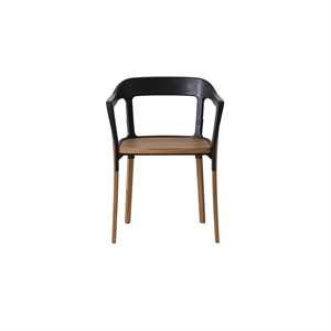 Magis Steelwood Dining Chair Walnut/ Black