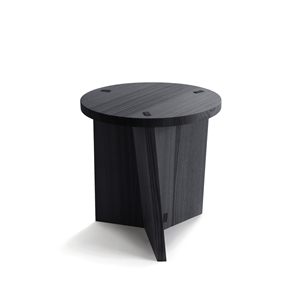 Nikari Marfa Stool/Table Black-stained Ash Wood