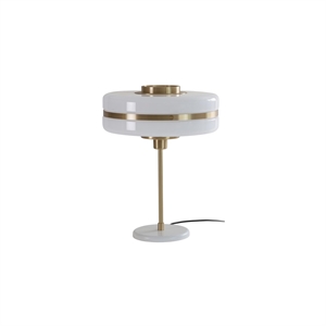 Bert Frank Masina Table Lamp Brushed Brass/ Opal Glass