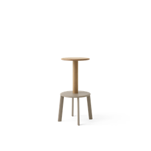 &Tradition Massif AV40 Bar Stool Oak/ Gray Beige