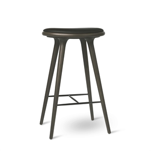 Mater High Stool Bar Stool Sirka Gray Stained Oak 74cm