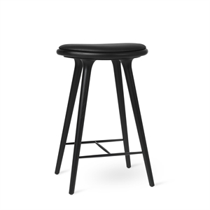 Mater High Stool Bar Stool Black Stained Oak 69cm