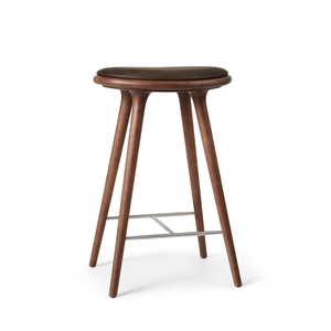 Mater High Stool Barstool Brown Beech/Stainless Steel Limited Edition