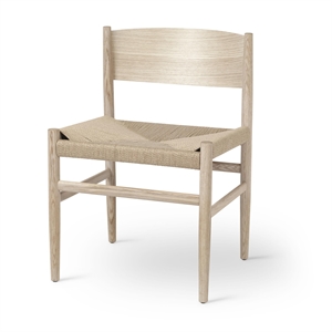 Mater Nestor Dining Chair Matt Lacquered Oak/Paper Yarn