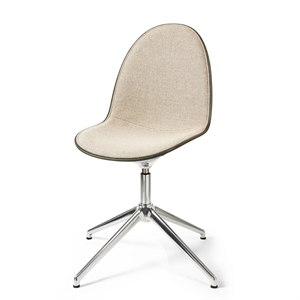 Mater Eternity Swivel Dining Chair Aluminum & Upholstered 218 Beige