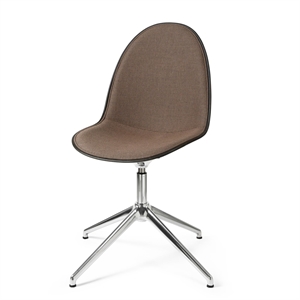 Mater Eternity Swivel Dining Chair Aluminum & Upholstered 378 Rust