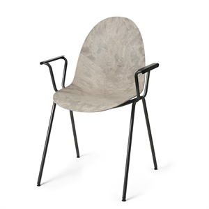 Mater Eternity Dining Chair With Armrests Wood Waste Grey