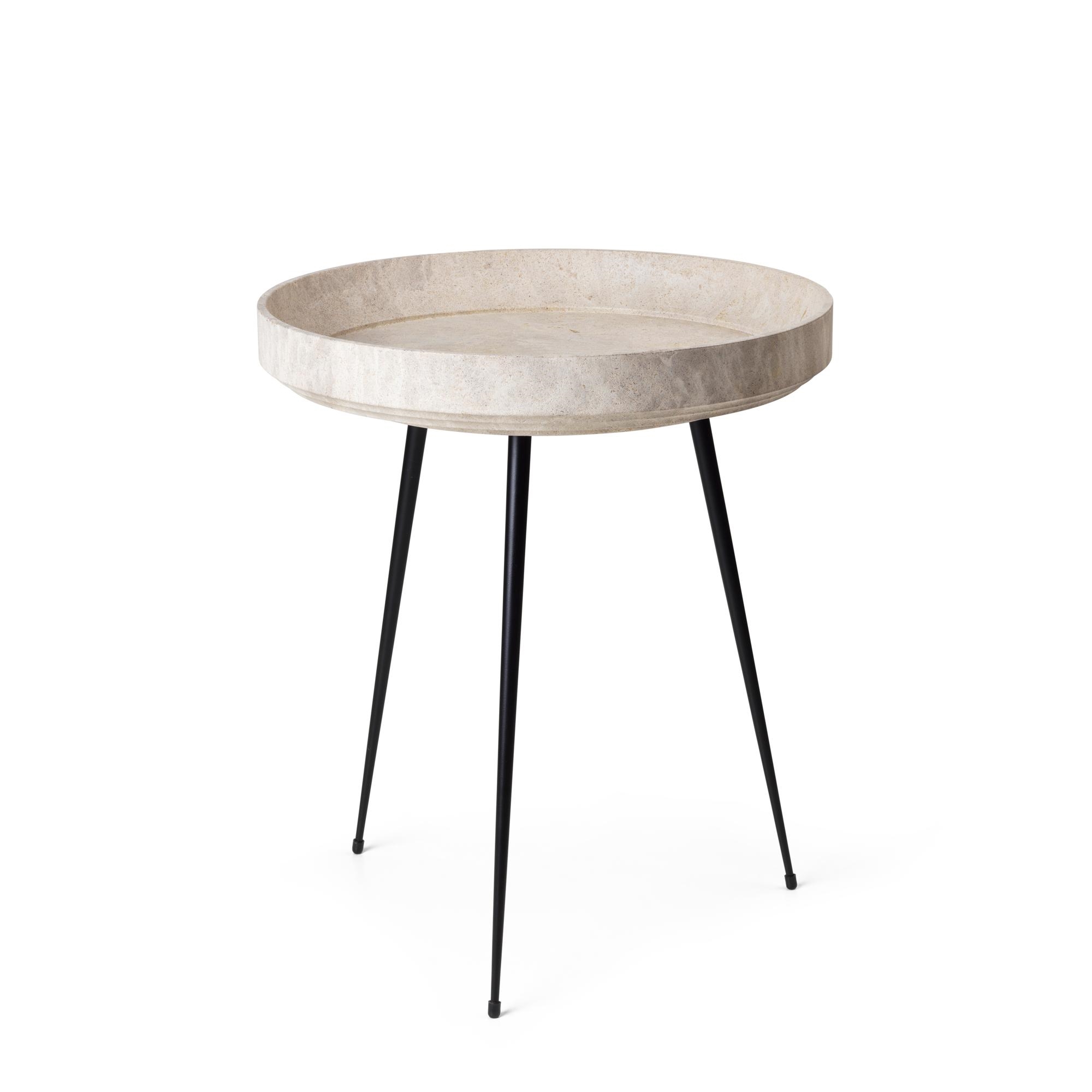 Mater Bowl Table Between Wood Gray