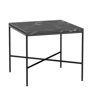 Fritz Hansen Planner Coffee Table 45x45 cm Charcoal/ Black
