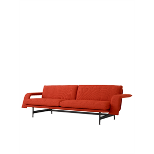 &Tradition Meantime AV31 3-Seater Sofa Polished Aluminum/Fiord 0571