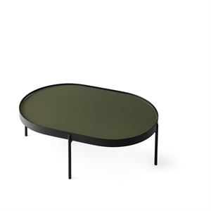 Audo NoNo Table Large Black/ Dark Green Glass