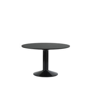 Muuto Middle Dining Table Ø120 Black Linoleum