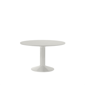 Muuto Center Dining Table Ø120 Gray Linoleum