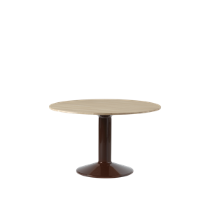 Muuto Middle Dining Table Ø120 Oiled Oak/Dark Red