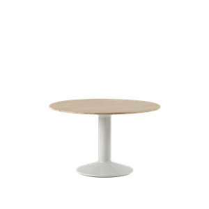 Muuto Middle Dining Table Ø120 Oiled Oak/ Gray