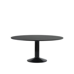 Muuto Middle Dining Table Ø160 Black Linoleum