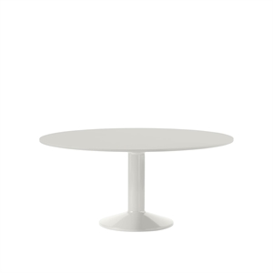 Muuto Center Dining Table Ø160 Gray Linoleum